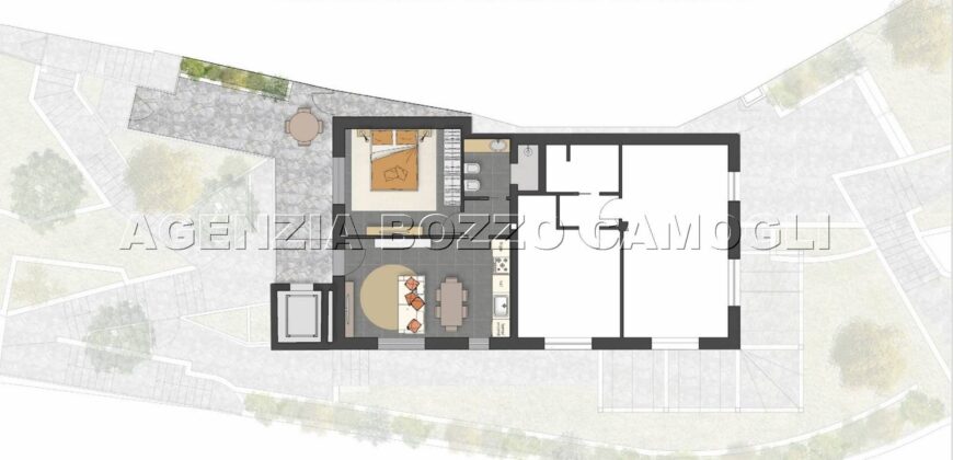 Rif.W3 BORGO VILLA BENIA Rapallo