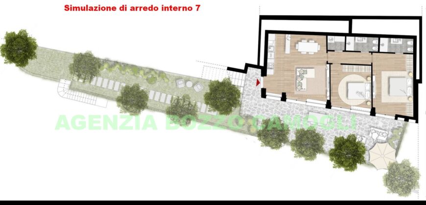 Rif.W7 BORGO VILLA BENIA Rapallo